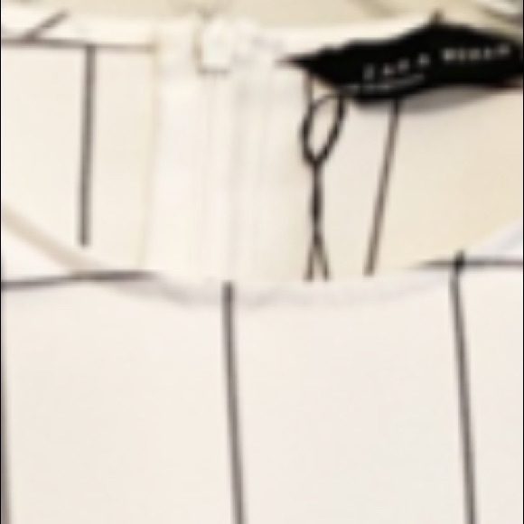Zara Windowpane blouse - Picture 4 of 4